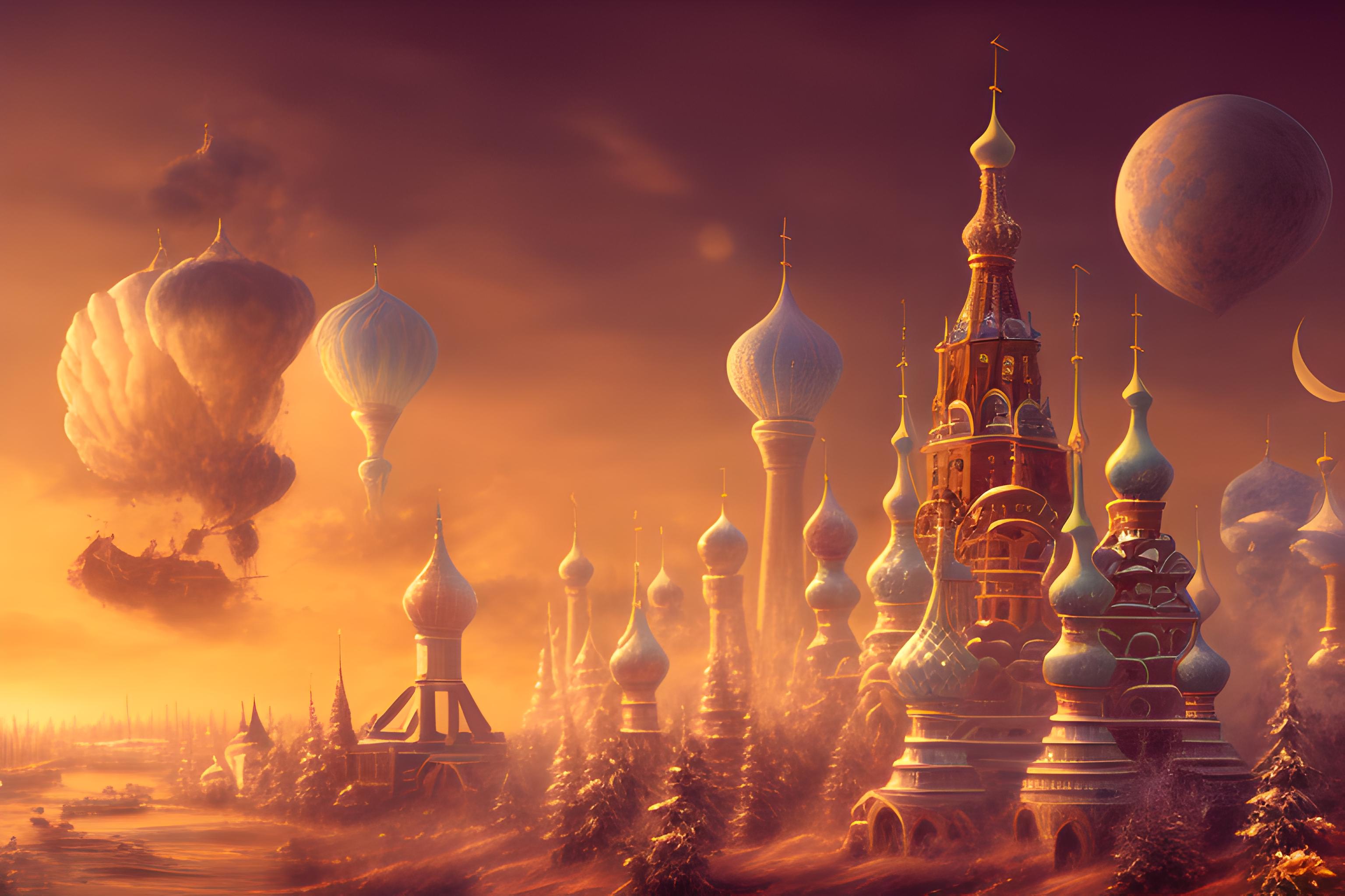 Фоновый рисунок - домик в деревне и надпись "Ты можешь всё!"